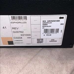 Chanel lambskin espadrilles